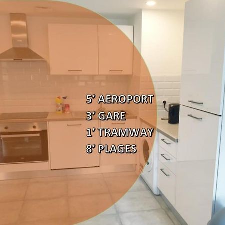Appartements Renove 2023 Proche Aeroport 5Min, Gare Sncf 2 Min, Tramway Au Pied De L'Immeuble , Parking Possible, Renovated Apartments 2023 Near The Airport 5 Min, Train Station 2 Min, Tram Next To The Building 1 Min, Parking Possible Ницца Экстерьер фото