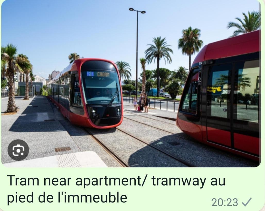 Appartements Renove 2023 Proche Aeroport 5Min, Gare Sncf 2 Min, Tramway Au Pied De L'Immeuble , Parking Possible, Renovated Apartments 2023 Near The Airport 5 Min, Train Station 2 Min, Tram Next To The Building 1 Min, Parking Possible Ницца Экстерьер фото