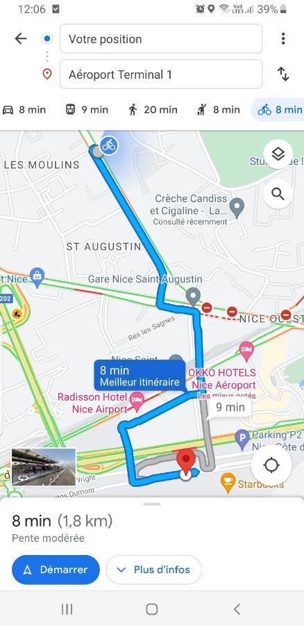 Appartements Renove 2023 Proche Aeroport 5Min, Gare Sncf 2 Min, Tramway Au Pied De L'Immeuble , Parking Possible, Renovated Apartments 2023 Near The Airport 5 Min, Train Station 2 Min, Tram Next To The Building 1 Min, Parking Possible Ницца Экстерьер фото