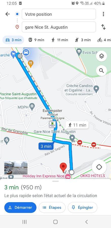 Appartements Renove 2023 Proche Aeroport 5Min, Gare Sncf 2 Min, Tramway Au Pied De L'Immeuble , Parking Possible, Renovated Apartments 2023 Near The Airport 5 Min, Train Station 2 Min, Tram Next To The Building 1 Min, Parking Possible Ницца Экстерьер фото